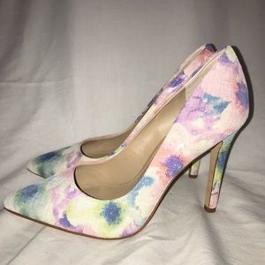 Vince Camuto Callista Pink Multi-color Heels